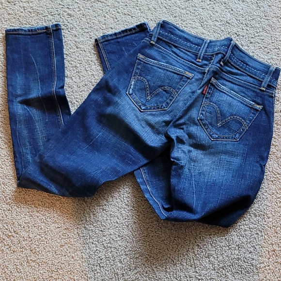 Levis 3M skinny low waist jeans denim - Picture 3 of 4